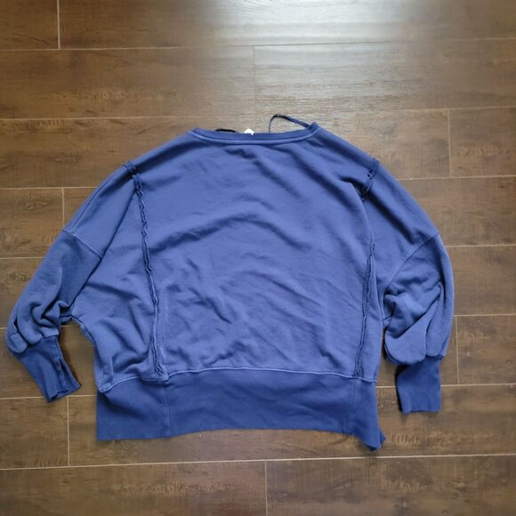 Free People Graphic Camden Pullover Womens XS Boho Indie Grunge Athleisure - Picture 4 of 8